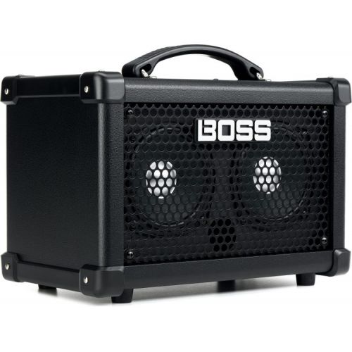  Boss Dual Cube LX 2 x 5-inch 10-watt Portable Bass Combo Amp Essentials Bundle