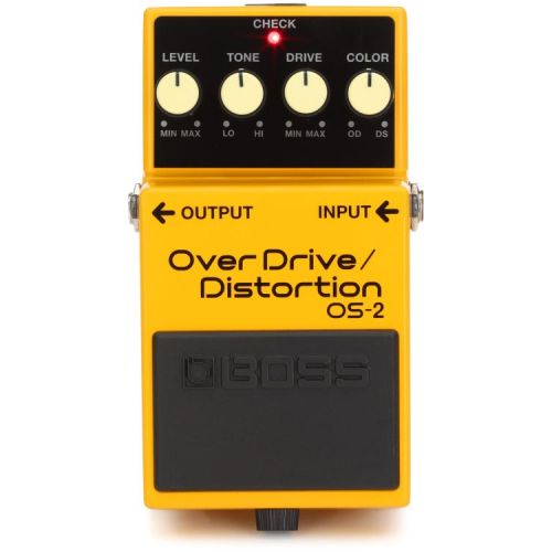  Boss OS-2 Overdrive / Distortion Pedal with Patch Cables