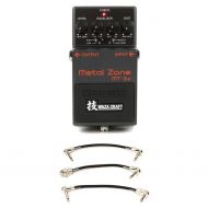 Boss MT-2W Waza Craft Metal Zone Distortion Pedal with Patch Cables