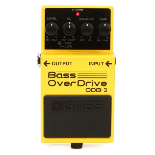  Boss ODB-3 Bass Overdrive Pedal with Patch Cables