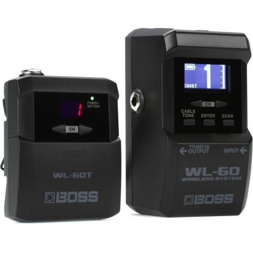  Boss WL-60 Guitar Wireless System Bundle