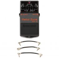 Boss MT-2 Metal Zone Distortion Pedal with Patch Cables