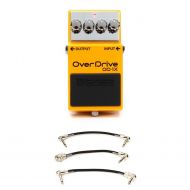 Boss OD-1X Overdrive Pedal with Patch Cables
