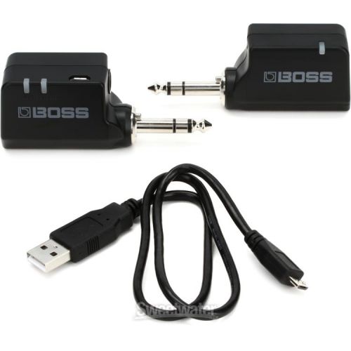  Boss WL-20 Digital Wireless Guitar System with Cable Tone Simulation Demo