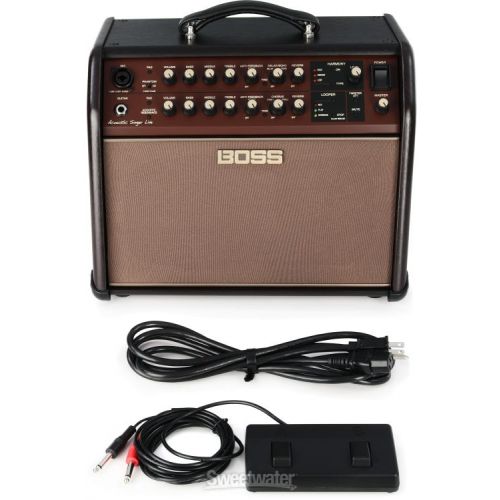  Boss Acoustic Singer Live 60-watt Bi-amp Acoustic Combo with Cover