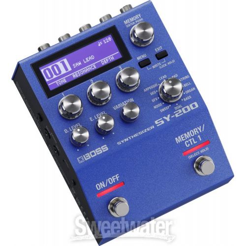  Boss SY-200 Guitar Synthesizer Pedal