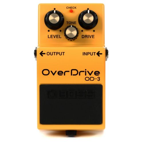  Boss OD-3 Overdrive Pedal with Patch Cables