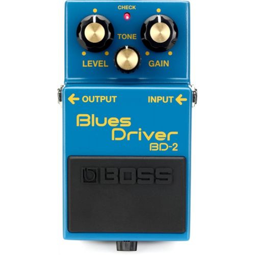  Boss BD-2 Blues Driver Pedal with 3 Patch Cables