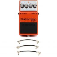 Boss DS-1X Distortion Pedal with Patch Cables
