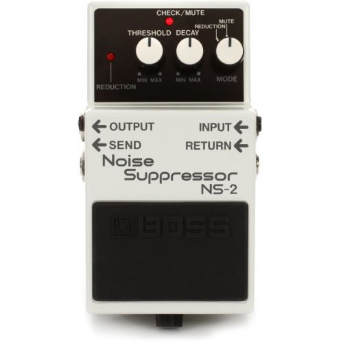  Boss NS-2 Noise Suppressor Pedal with 3 Patch Cables