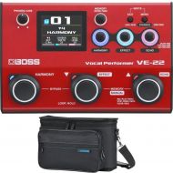 Boss VE-22 Vocal Effects and Looper Pedal with Carrying Bag
