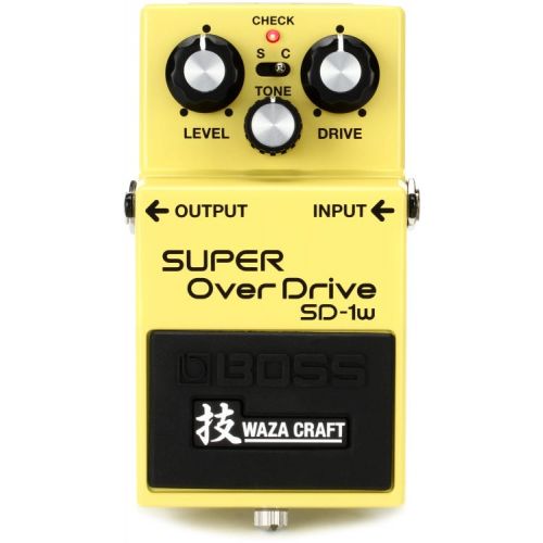  Boss SD-1W Waza Craft Super Overdrive Pedal with Patch Cables