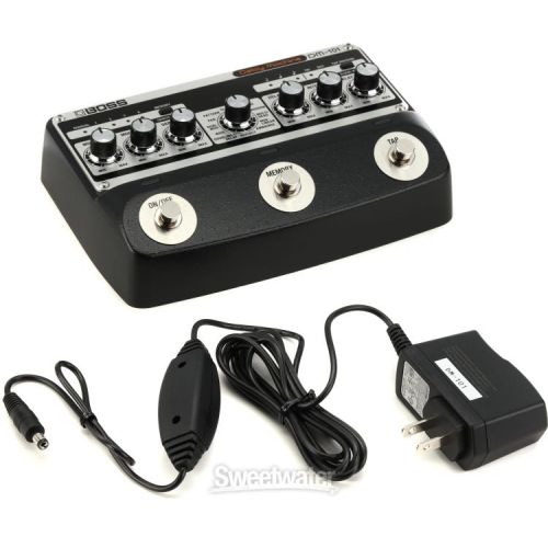  Boss DM-101 Delay Machine Pedal with 3 Patch Cables