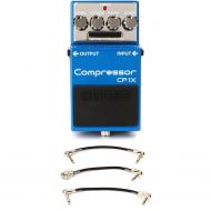 Boss CP-1X Compressor Pedal with Patch Cables