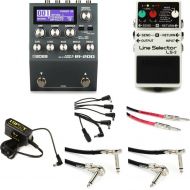 Boss LS-2 Line Selector and IR-200 Amp Simulator Pedal Pack with Power Supply