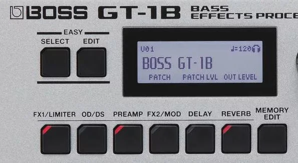  Boss GT-1B Bass Multi-effects Processor