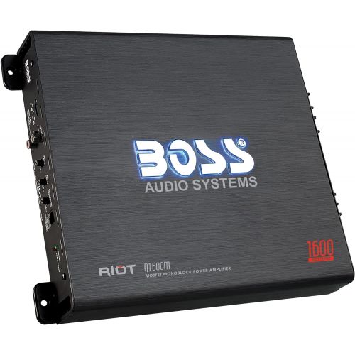  [아마존베스트]-Service-Informationen Boss Audio Riot R1600M 1600Watt Mono Block Class AB Amplifier