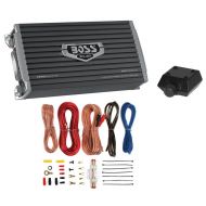 Boss Audio Armor AR1600.2 1600 Watt 2-Channel Car Audio Amplifier+Remote+Amp Kit