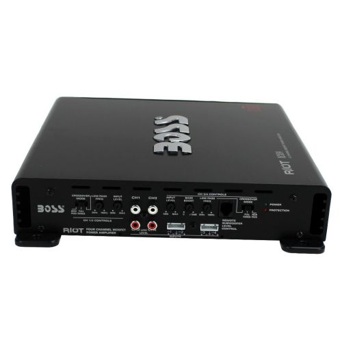  Boss Audio 1000 Watt 4 Channel Car Audio Power Stereo Amplifier + Remote | R2504