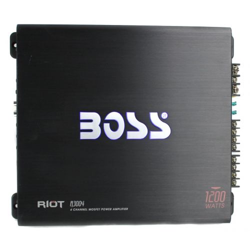  Boss Audio Boss R3004 Riot MOSFET 1200W 4-Channel Power Amplifier