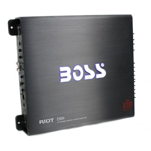  Boss Audio Boss R3004 Riot MOSFET 1200W 4-Channel Power Amplifier