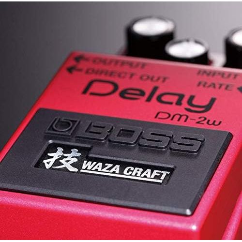  [아마존베스트]Boss Guitar Equipment Boss DM-2w Delay Waza Edition Effect Device + Keepdrum 9V Power Supply Unit