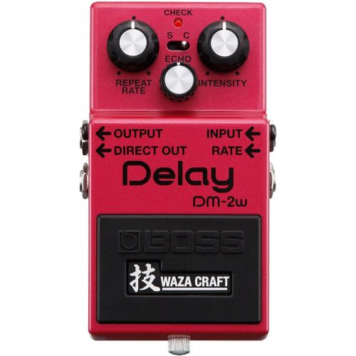  [아마존베스트]Boss Guitar Equipment Boss DM-2w Delay Waza Edition Effect Device + Keepdrum 9V Power Supply Unit