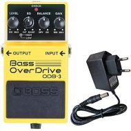 [아마존베스트]Boss Guitar Equipment Bass + Keepdrum Boss ODB-3Bass OverDrive Guitar Distortion Effects Pedal Power Supply