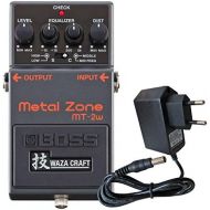 [아마존베스트]Boss Guitar Equipment Boss MT-2w Metal Zone Waza Edition Distortion Pedal + Keepdrum 9V Power Supply