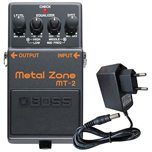  [아마존베스트]Boss Guitar Equipment Boss MT 2Metal Zone Distortion Pedal + Keepdrum 9V Power Supply