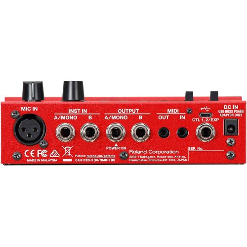  [아마존베스트]Boss Guitar Equipment Boss RC-500 2-track loop station looper effect pedal + keepdrum 9 V power supply