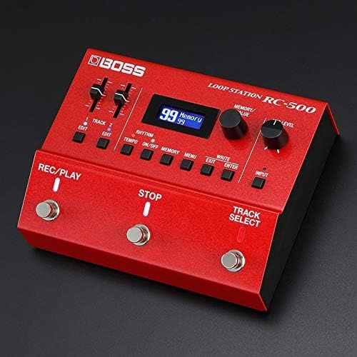  [아마존베스트]Boss Guitar Equipment Boss RC-500 Loop Station Looper Pedal + Keepdrum 9 V Power Supply