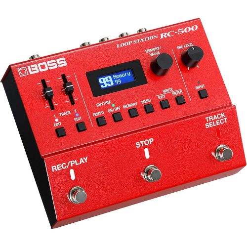  [아마존베스트]Boss Guitar Equipment Boss RC-500 Loop Station Looper Pedal + Keepdrum 9 V Power Supply