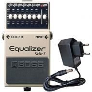 [아마존베스트]Boss Guitar Equipment Boss GE 7Graphic Equalizer for Guitar + Keepdrum 9V Power Supply