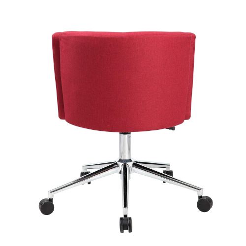  Boss Office Products Metro Club Desk Chair, Marsala Red