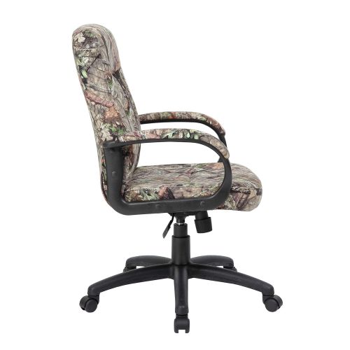  Boss Office Products B7506-MO Mossy Oak Break-Up Country Executive Mid-Back Chair Camo