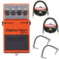 Boss. BOSS DS-1XSpecial Edition Distortion Effects Pedal (with Instrument cables & Patch cables)