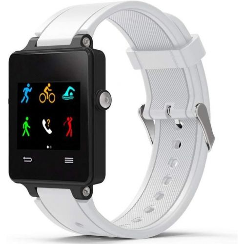  [아마존베스트]Bossblue Replacement Band for Garmin Vivoactive, Silicone Replacement Fitness Bands Wristbands with Metal Clasps for Garmin vivoactive GPS Smart Watch