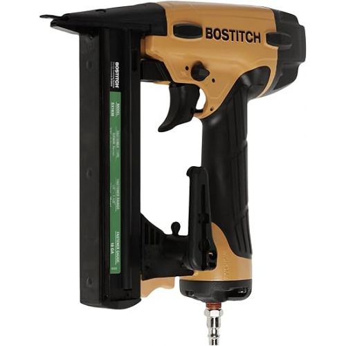  BOSTITCH Finish Nailer Kit, 16GA, Smart Point, Pneumatic with Crown Stapler, Narrow, 18GA (BTFP71917 & SX1838K)