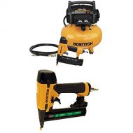 BOSTITCH Compressor Kit with 18GA Brad Nailer and Narrow-Crown Stapler (BTFP1KIT & SX1838K)