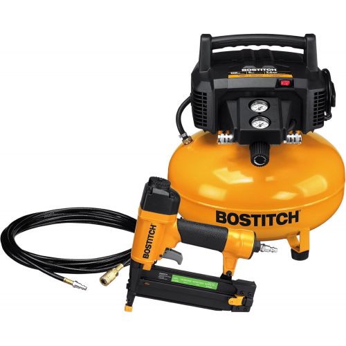  BOSTITCH Compressor Kit with 18GA Brad Nailer and Narrow-Crown Stapler (BTFP1KIT & SX1838K)