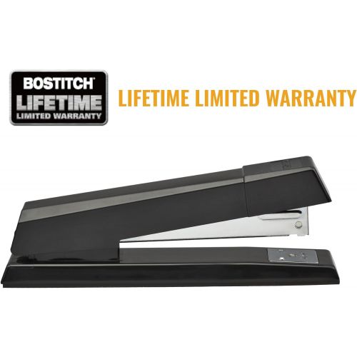  Bostitch No-Jam Premium Desktop Stapler, Full-Strip, Black (B660-BLACK), Full Strip