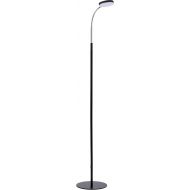 Bostitch Office VLED1800F-BLK-BOS, Black Bostitch Gooseneck LED Floor Lamp, 52 Height