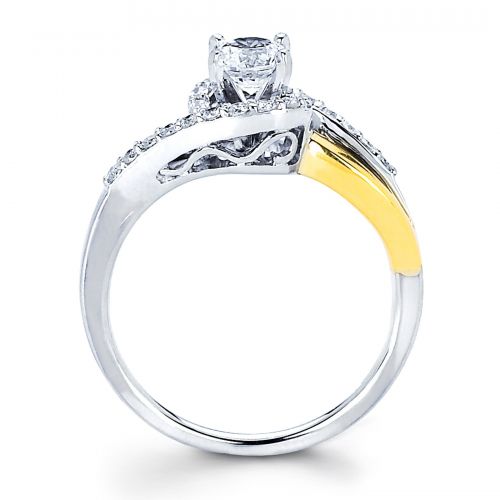  Boston Bay Diamonds 14k Two-tone Gold 78ct TDW Diamond Bridal Engagement Ring Set (I-J, I1-I2) by Boston Bay Diamonds
