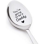 [아마존베스트]Boston Creative company Youre Going to Be a Daddy Spoon - Baby Announcement Spoon -Tell Your Husband You Are Expecting with This Adorable Spoon- Engraved Unique Gift - Spoon Gift #