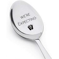 [아마존베스트]Boston Creative company LLC Were Expecting Spoon- Pregnancy Announcement Spoon- Best Selling Item -Engraved Unique Gift Ideas - Spoon Gift # A8