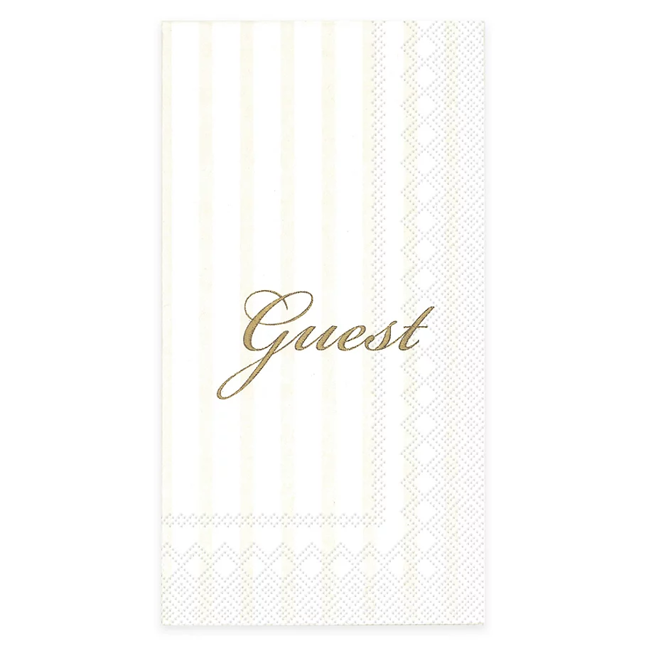 Boston International 3-Ply 32-Count Guest Paper Guest Towels in White