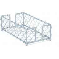 Boston International Chicken Wire Guest Napkin Caddy, Silver Foil