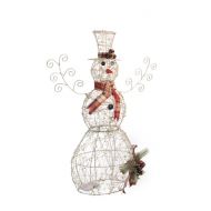 Boston International Wire Snowman with LED Lights Jasper