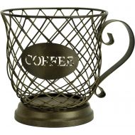 [아마존베스트]Boston Warehouse Mug Kup Keeper Coffee Pod Storage, 20 Capacity, Oiled Bronze